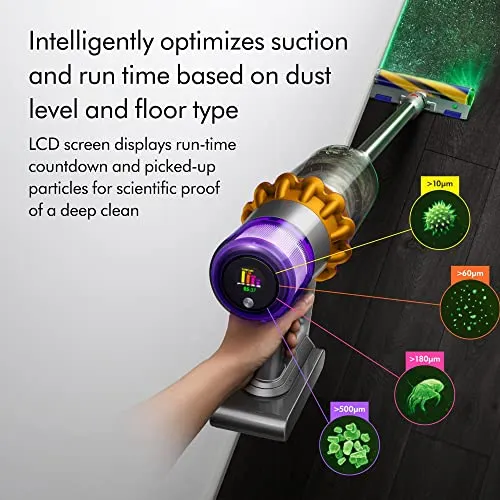 Dyson V15 Detect Cordless Vacuum Cleaner, Multicolor